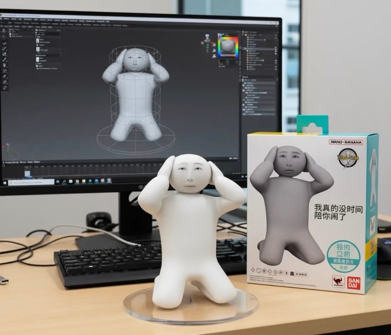 From Plastic to Pixel: How AI Memes Memorialize Mediums